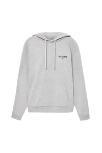 ALLSAINTS Sweat à capuche Halcyon gris chiné clair