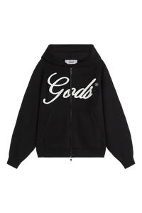 Fake Gods Knitted Zipper Black