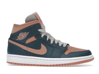 Air Jordan 1 Mid Dark Teal Green