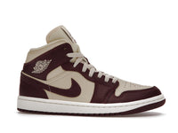 Air Jordan 1 Mid SE Split Beach Cherrywood Red