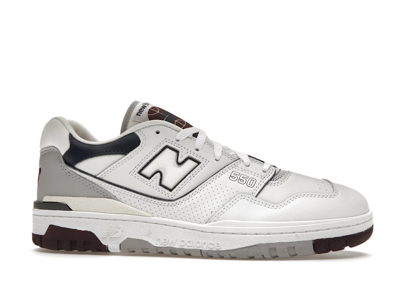 New Balance 550 White Natural Indigo Burgundy