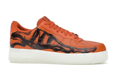 Nike Air Force 1 Low Orange Skeleton Halloween 2020