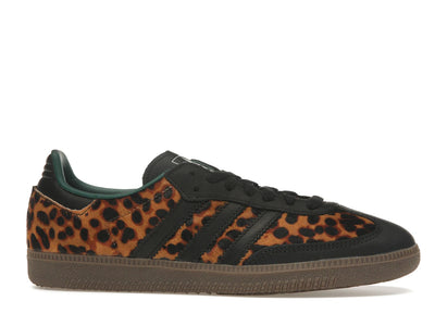 Adidas Samba OG Black Green Leopard