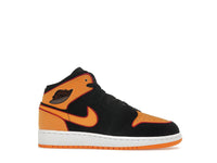 Air Jordan 1 Mid SE Black Vivid Orange