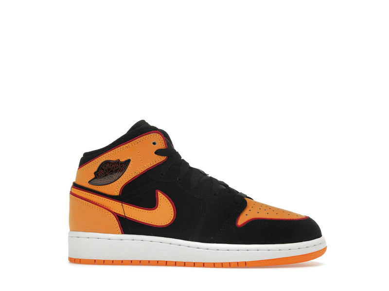 Air Jordan 1 Mid SE Black Vivid Orange