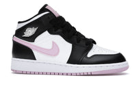 Air Jordan 1 Mid White Black Light Arctic Pink