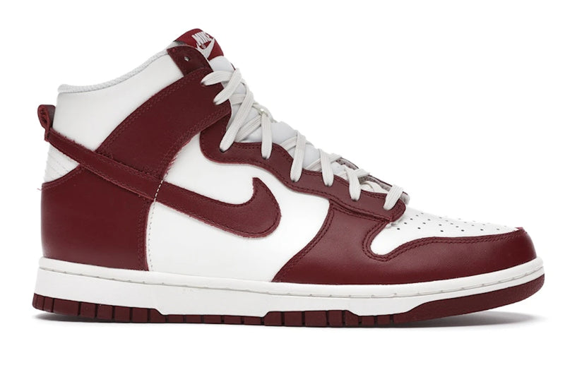 Nike Dunk High Sail Team Red