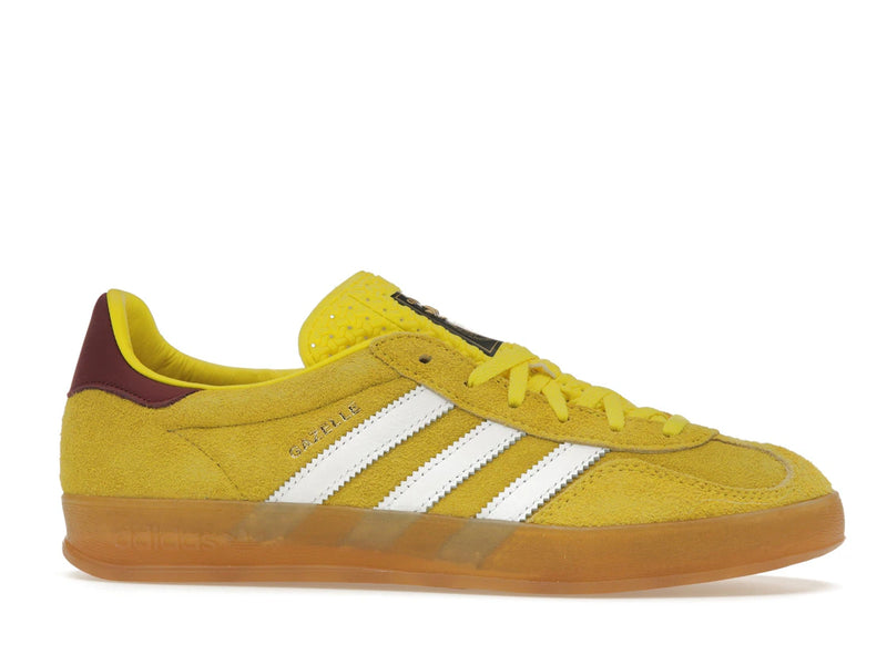 Adidas Gazelle Indoor Bright Yellow Collegiate Burgundy