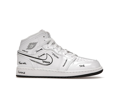 Air Jordan 1 Mid Schematic