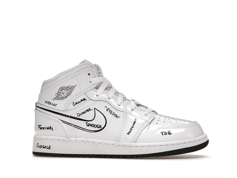Air Jordan 1 Mid Schematic