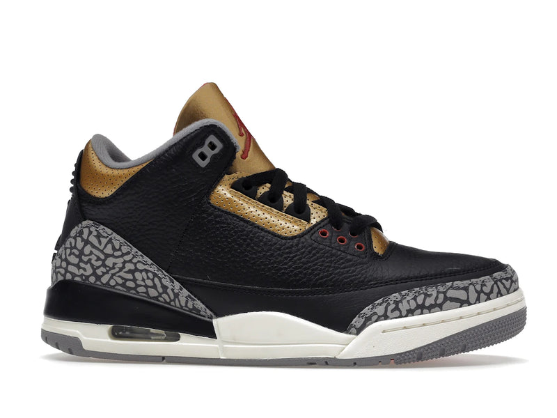 Air Jordan 3 Retro Black Cement Gold