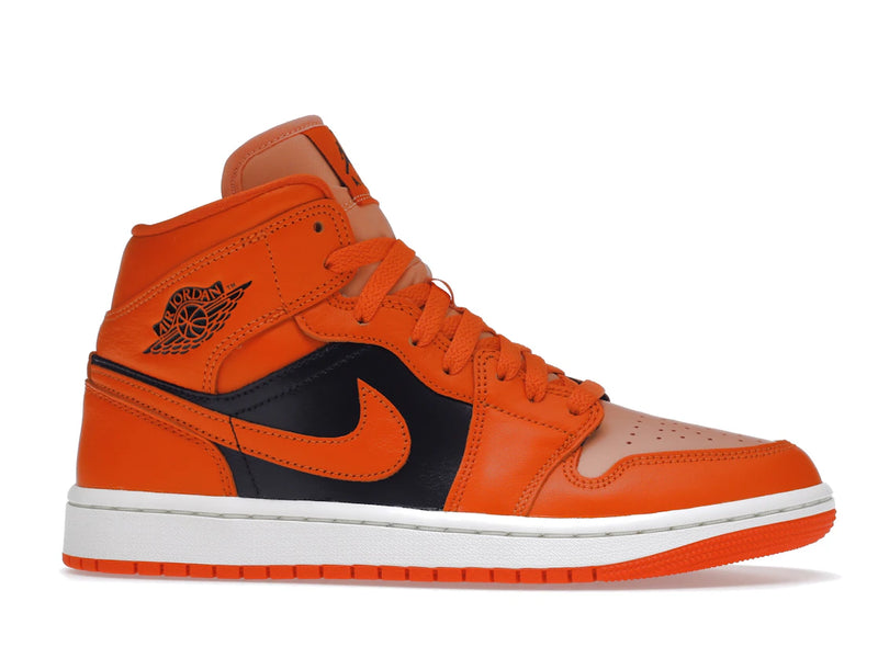 Air Jordan 1 Mid SE Rush Orange Crimson Bliss
