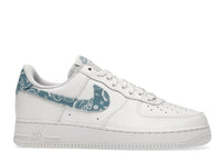 Nike Air Force 1 Low '07 Essential White Worn Blue Paisley