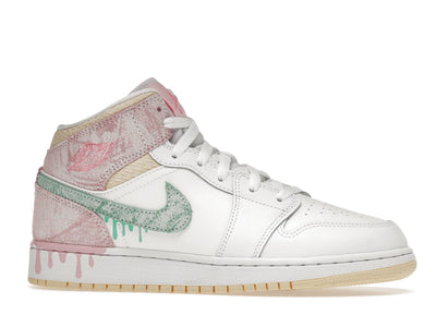 Air Jordan 1 Mid Paint Drip