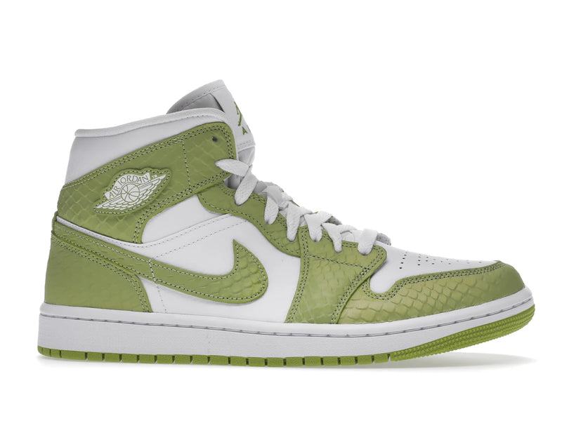 Air Jordan 1 Mid Green Python
