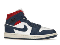 Air Jordan 1 Mid French Blue Gym Red