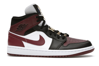 Air Jordan 1 Mid SE Black Dark Beetroot