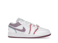 Air Jordan 1 Low White Light Bordeaux