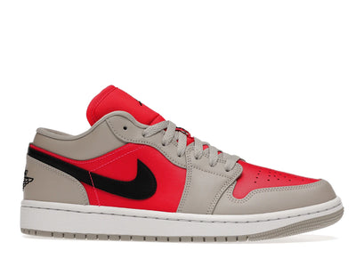 Air Jordan 1 Retro Low Light Iron Ore Siren Red