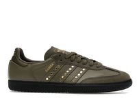 Adidas Samba OG Studded Stripes Dark Khaki Black