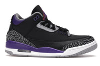Air Jordan 3 Retro Black Court Purple