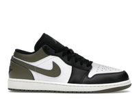 Air Jordan 1 Low Black Toe Medium Olive
