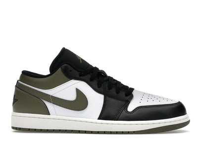Air Jordan 1 Low Black Toe Medium Olive