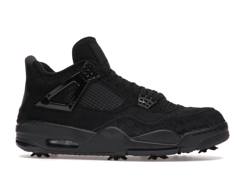 Air Jordan 4 Retro Golf Black Cat Pony Hair