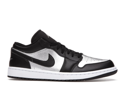 Air Jordan 1 Low SE Black Metallic Silver