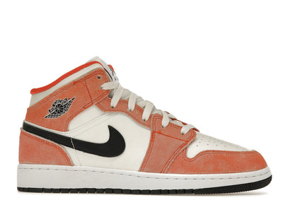 Air Jordan 1 Mid SE Orange Suede