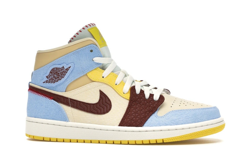 Air Jordan 1 Mid SE Fearless Maison Chateau Rouge