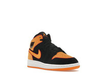 Air Jordan 1 Mid SE Black Vivid Orange