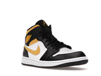 Air Jordan 1 Mid White Pollen Black