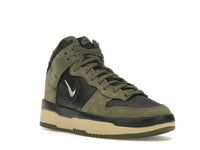 Nike Dunk High Up Medium Olive Black Velvet Brown Wolf Grey