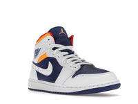 Air Jordan 1 Mid Royal Blue Laser Orange