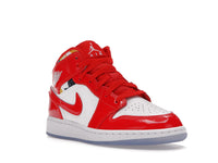 Air Jordan 1 Mid Barcelona Sweater Red Patent