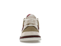 Nike Dunk Low Retro Khaki Team Red Pearl White