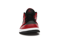 Air Jordan 1 Low Reverse Bred Pebbled Swoosh