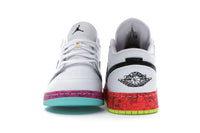 Air Jordan 1 Low Multi-Color Midsoles White