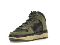Nike Dunk High Up Medium Olive Black Velvet Brown Wolf Grey