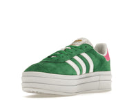 Adidas Gazelle Bold Green Lucid Pink