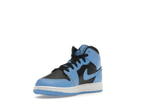 Air Jordan 1 Mid University Blue Black