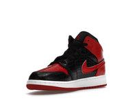 Air Jordan 1 Mid Bred Text