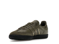 Adidas Samba OG Studded Stripes Dark Khaki Black