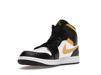 Air Jordan 1 Mid White Pollen Black