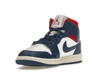 Air Jordan 1 Mid French Blue Gym Red