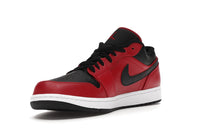 Air Jordan 1 Low Reverse Bred Pebbled Swoosh