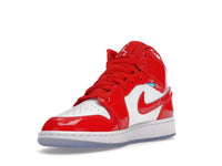 Air Jordan 1 Mid Barcelona Sweater Red Patent