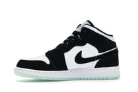 Air Jordan 1 Mid White Black Teal Tint