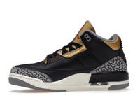 Air Jordan 3 Retro Black Cement Gold